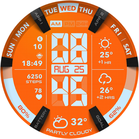 USA LCD Weather Anim - USA181