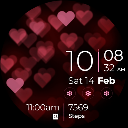 Love Hearts - animated digital