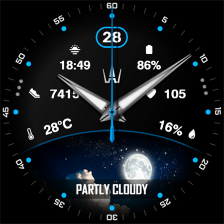 WAW026 Daring Smartwatch Face